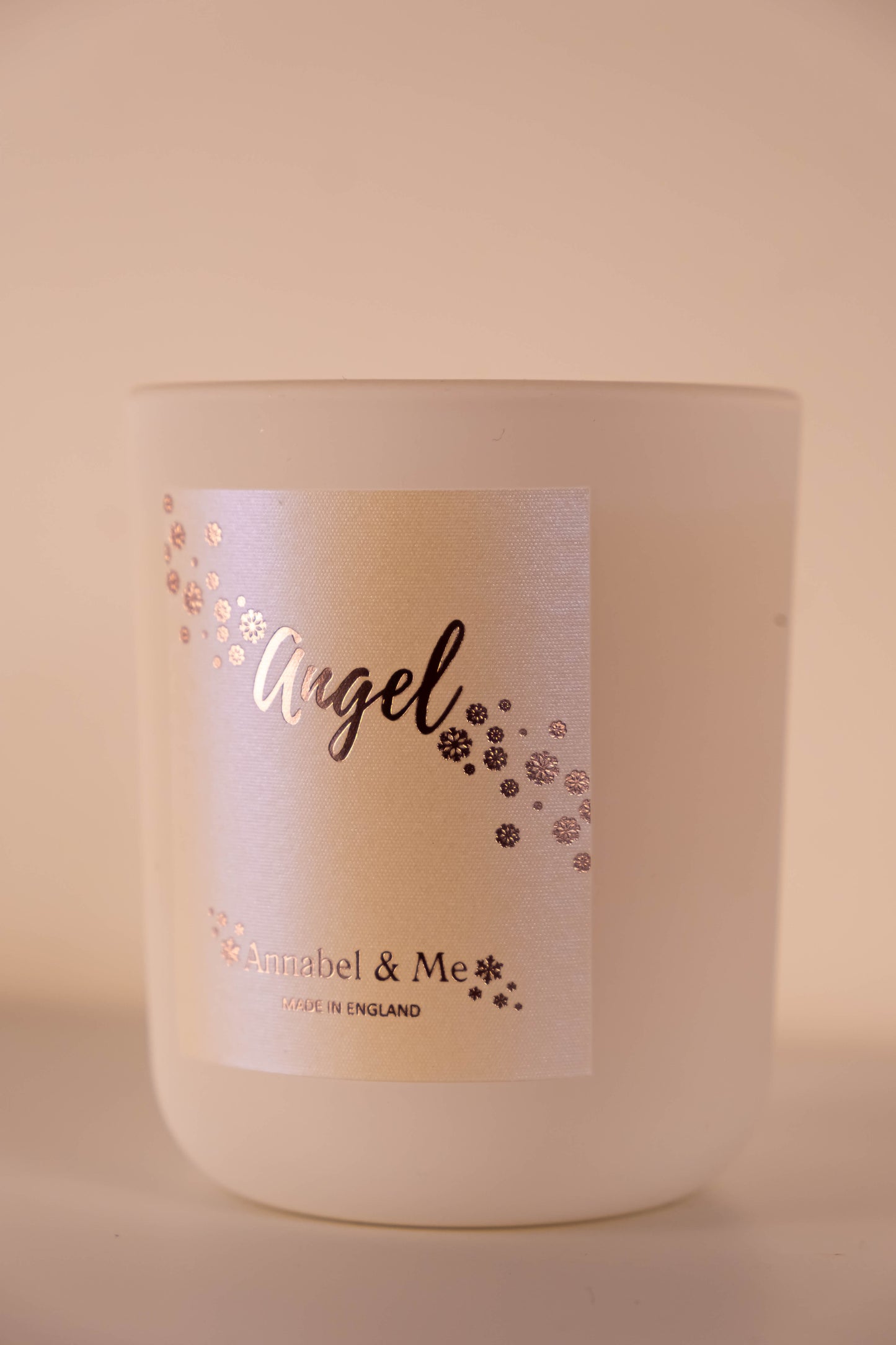 Sweet Orange Angel candle - bergamot, lavender and sweet orange - white 20cl